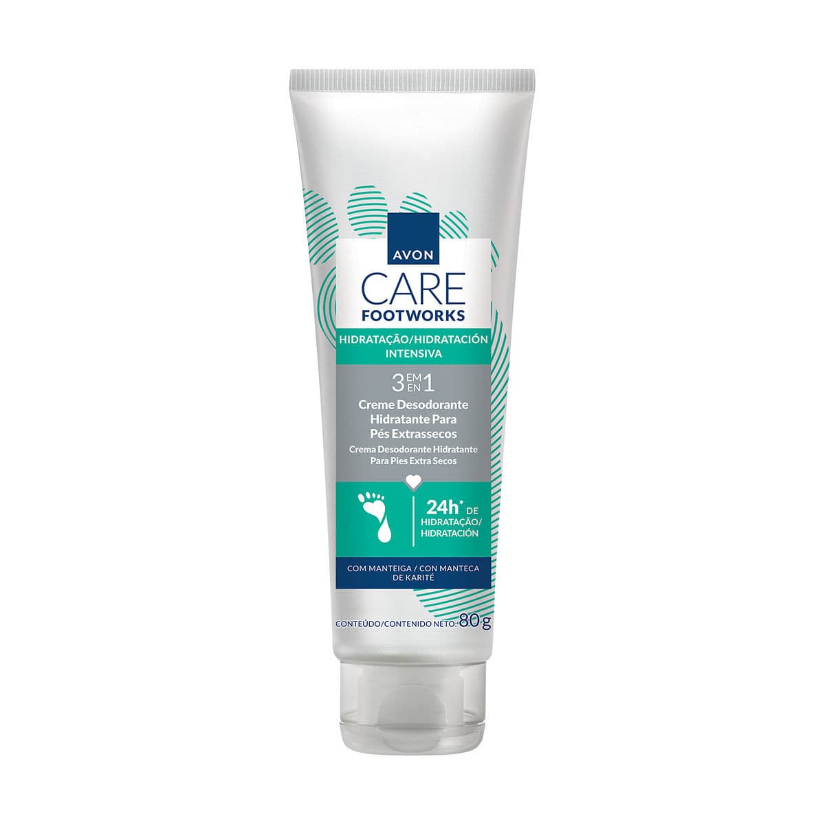 Creme Hidratante para Pés Extrassecos 80g — foto 1