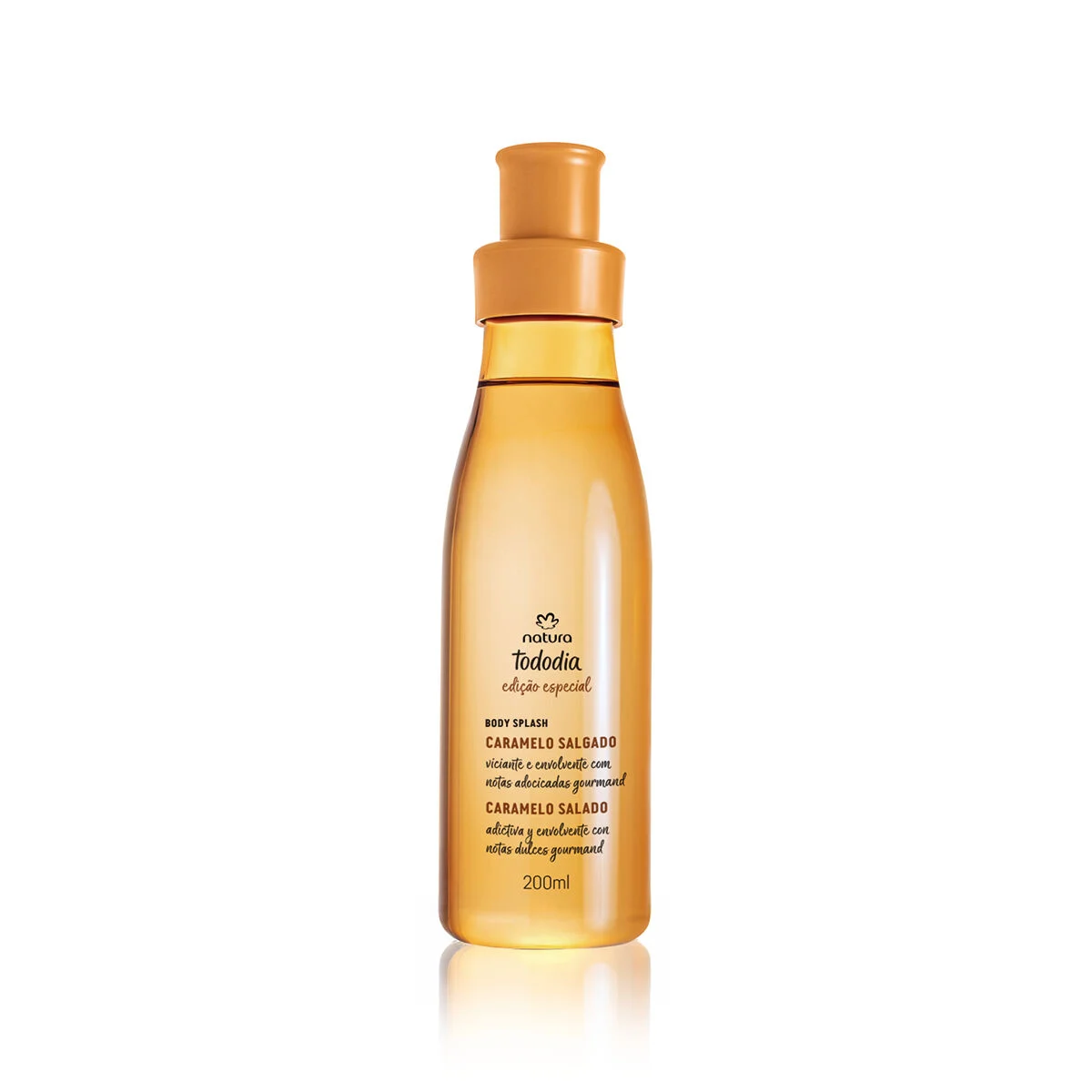 Tododia desodorante body splash caramelo salgado feminino 200ml — foto 1