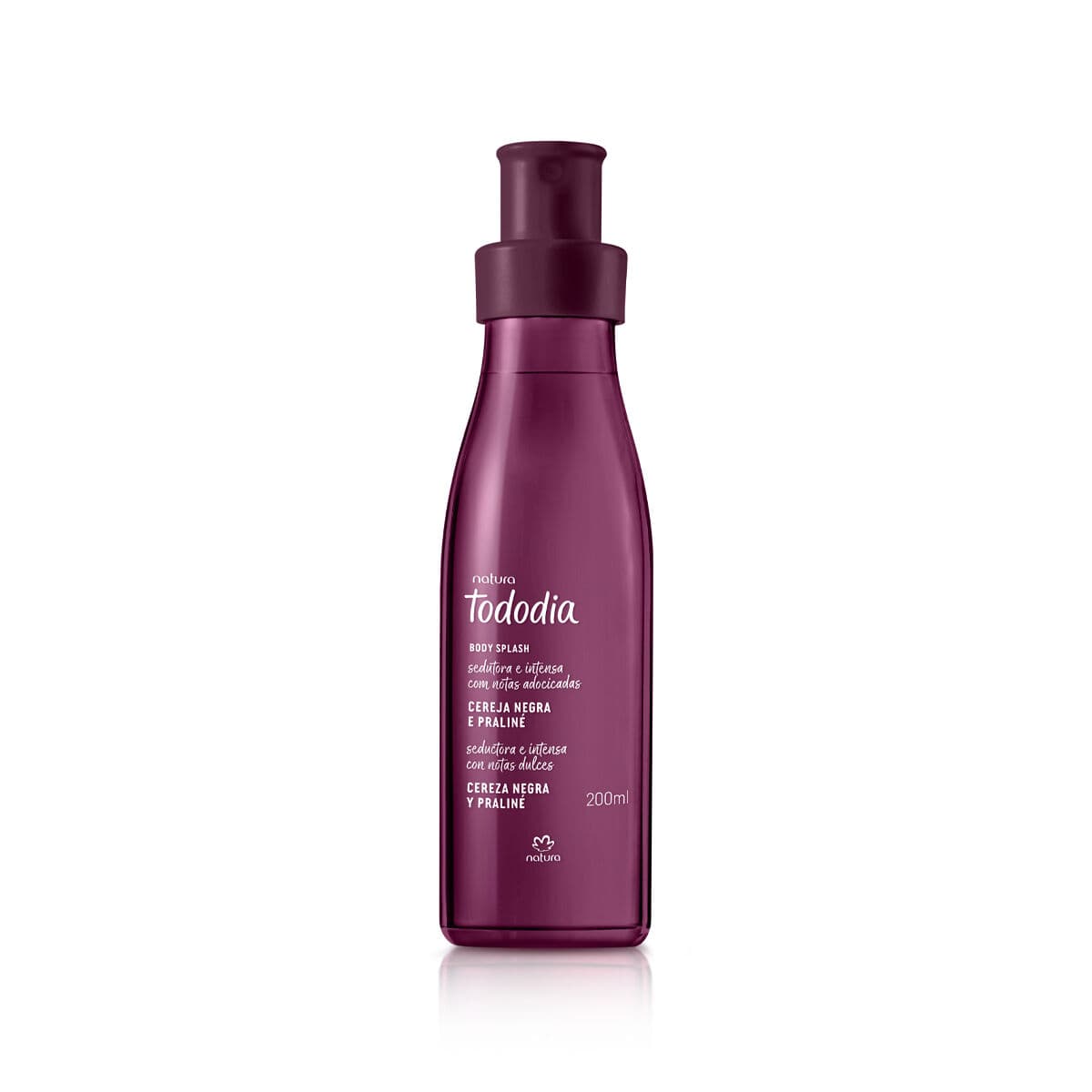Body Splash Cereja Negra e Praliné Tododia 200 ml — foto 1